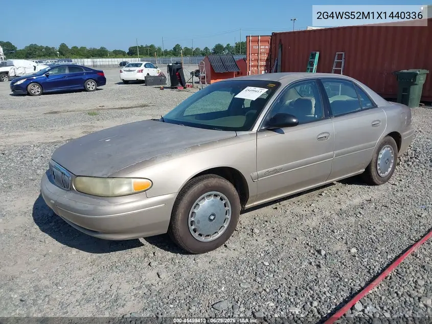 1999 Buick Century Custom VIN: 2G4WS52M1X1440336 Lot: 45499413