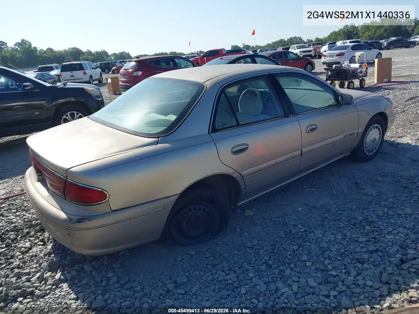 1999 Buick Century Custom VIN: 2G4WS52M1X1440336 Lot: 45499413