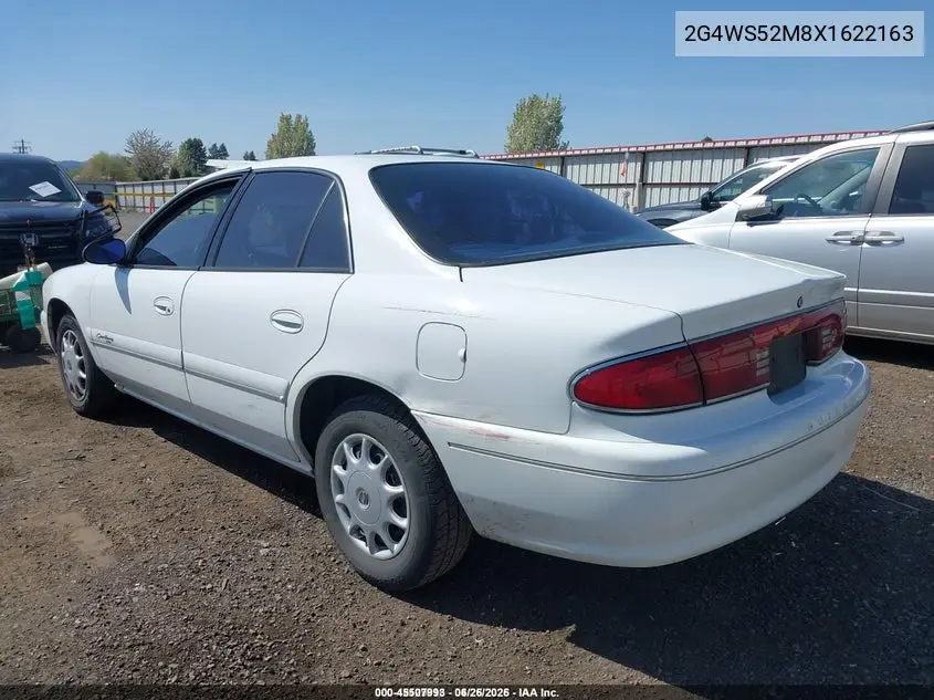 1999 Buick Century Custom VIN: 2G4WS52M8X1622163 Lot: 45507993