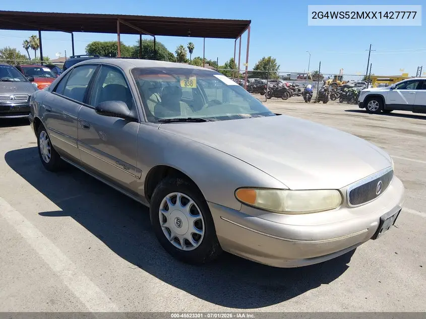 1999 Buick Century Custom VIN: 2G4WS52MXX1427777 Lot: 45523301