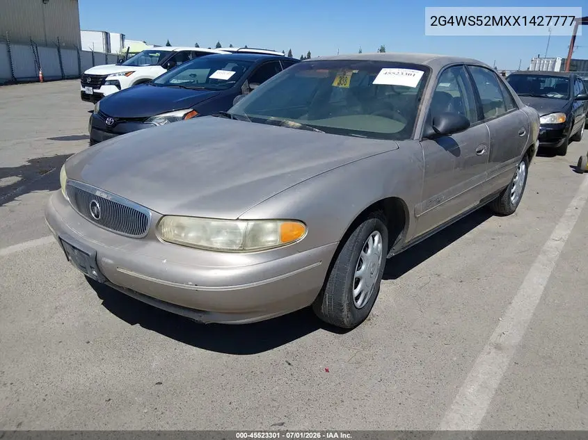 1999 Buick Century Custom VIN: 2G4WS52MXX1427777 Lot: 45523301