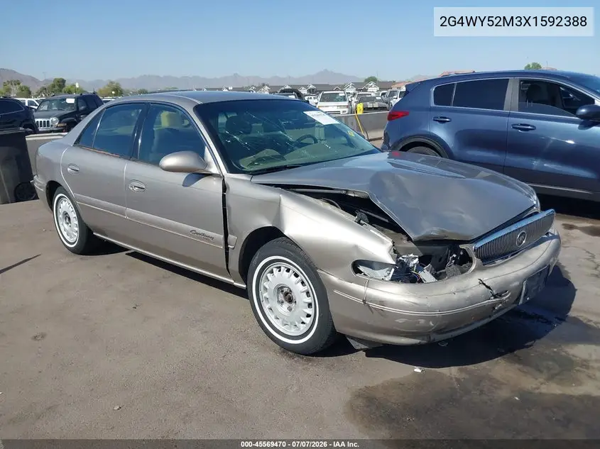 1999 Buick Century Limited VIN: 2G4WY52M3X1592388 Lot: 45569470
