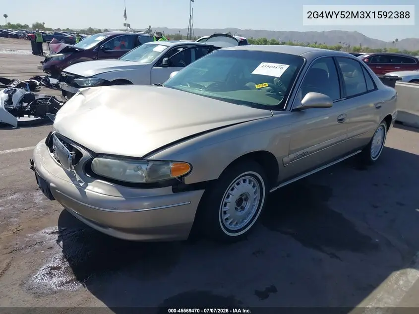 1999 Buick Century Limited VIN: 2G4WY52M3X1592388 Lot: 45569470