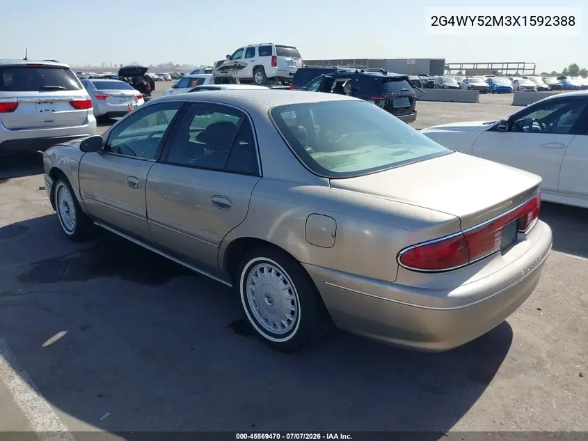 1999 Buick Century Limited VIN: 2G4WY52M3X1592388 Lot: 45569470