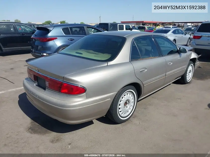 1999 Buick Century Limited VIN: 2G4WY52M3X1592388 Lot: 45569470