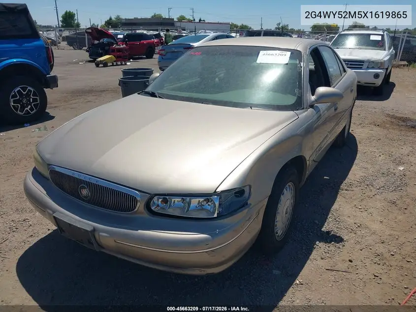 1999 Buick Century Limited VIN: 2G4WY52M5X1619865 Lot: 45663209