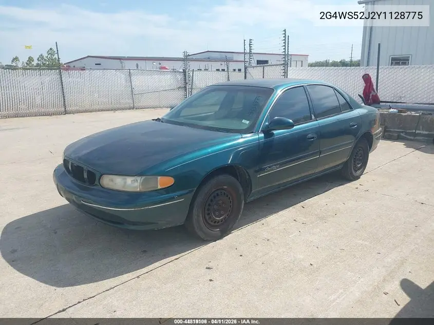 2000 Buick Century Custom VIN: 2G4WS52J2Y1128775 Lot: 44819106