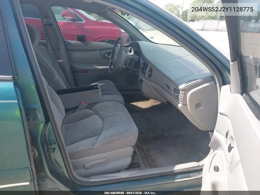 2000 Buick Century Custom VIN: 2G4WS52J2Y1128775 Lot: 44819106