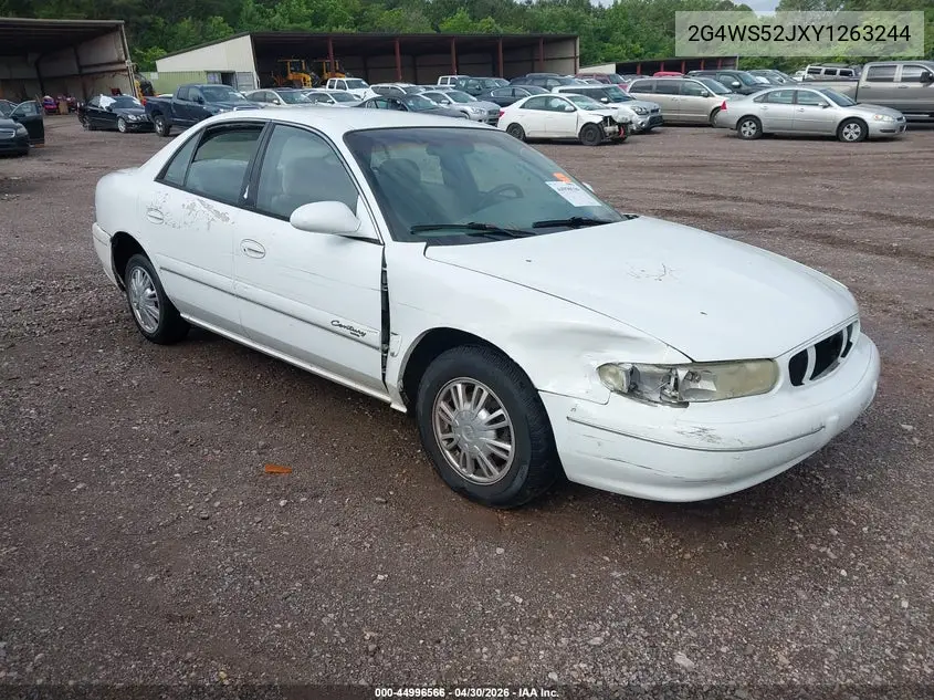 2000 Buick Century Custom VIN: 2G4WS52JXY1263244 Lot: 44996566