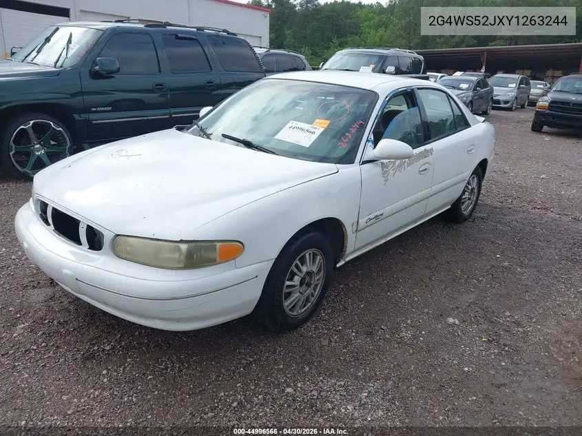 2000 Buick Century Custom VIN: 2G4WS52JXY1263244 Lot: 44996566