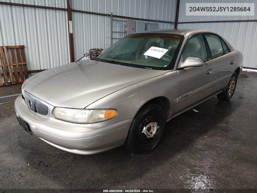 2000 Buick Century Custom VIN: 2G4WS52J5Y1285684 Lot: 45002059