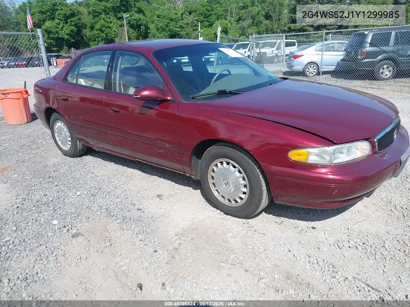 2000 Buick Century Custom VIN: 2G4WS52J1Y1299985 Lot: 45395524