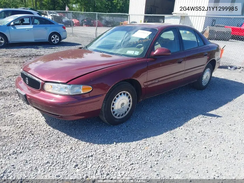 2000 Buick Century Custom VIN: 2G4WS52J1Y1299985 Lot: 45395524