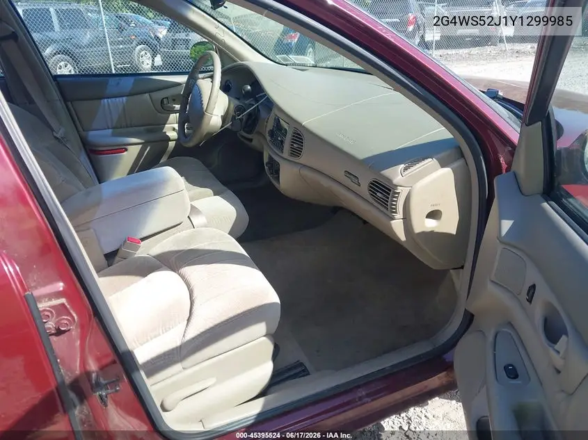 2000 Buick Century Custom VIN: 2G4WS52J1Y1299985 Lot: 45395524