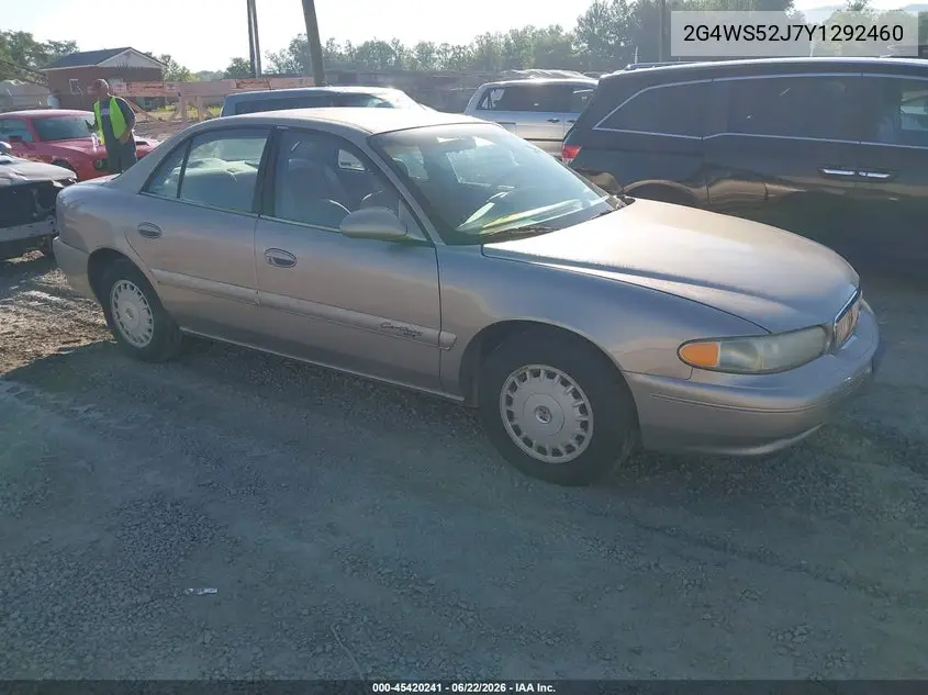 2000 Buick Century Custom VIN: 2G4WS52J7Y1292460 Lot: 45420241