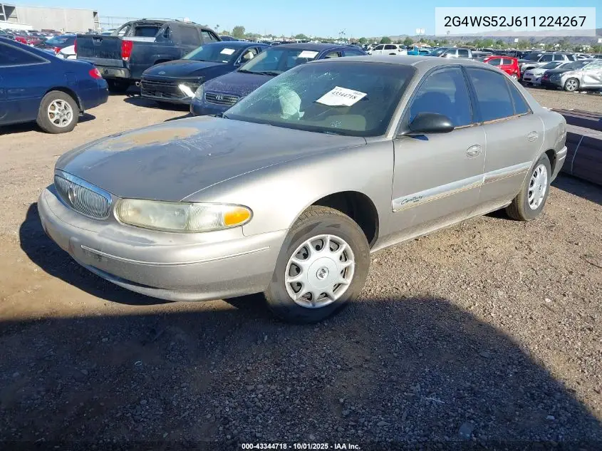 2001 Buick Century Custom VIN: 2G4WS52J611224267 Lot: 43344718