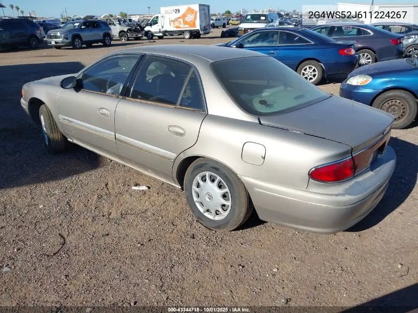2001 Buick Century Custom VIN: 2G4WS52J611224267 Lot: 43344718