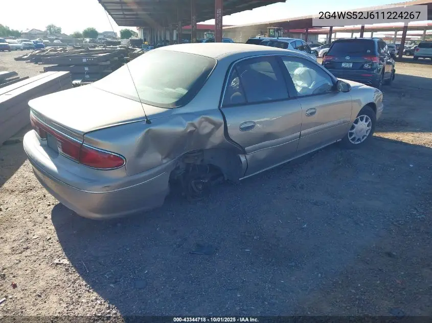 2001 Buick Century Custom VIN: 2G4WS52J611224267 Lot: 43344718