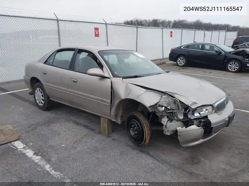 2001 Buick Century Custom VIN: 2G4WS52J111165547 Lot: 44561812