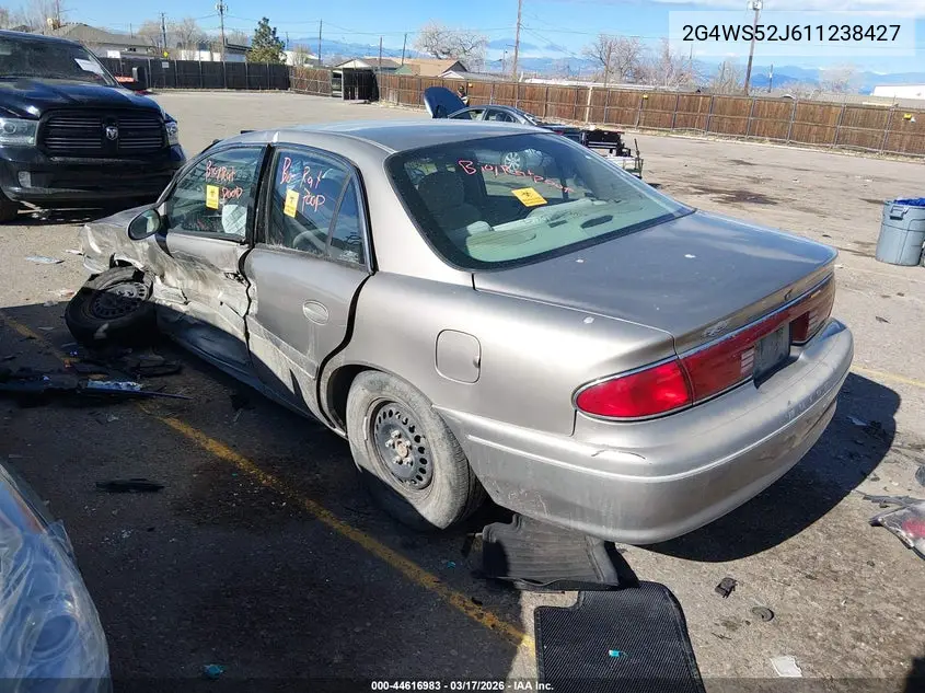 2001 Buick Century Custom VIN: 2G4WS52J611238427 Lot: 44616983