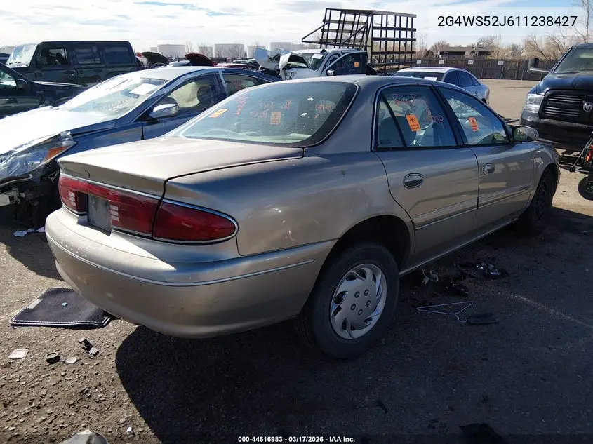 2001 Buick Century Custom VIN: 2G4WS52J611238427 Lot: 44616983