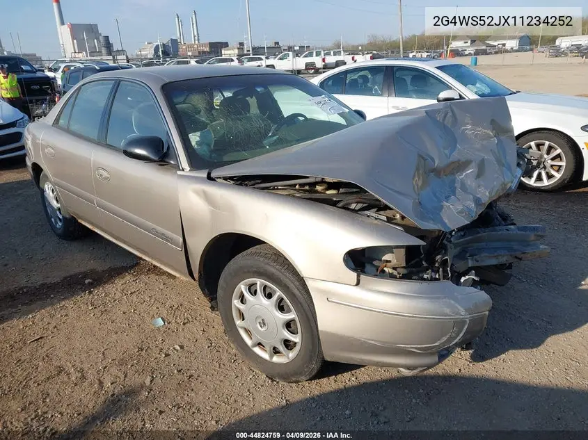 2001 Buick Century Custom VIN: 2G4WS52JX11234252 Lot: 44824759