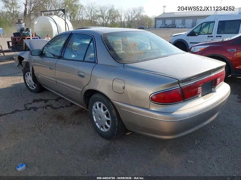 2001 Buick Century Custom VIN: 2G4WS52JX11234252 Lot: 44824759