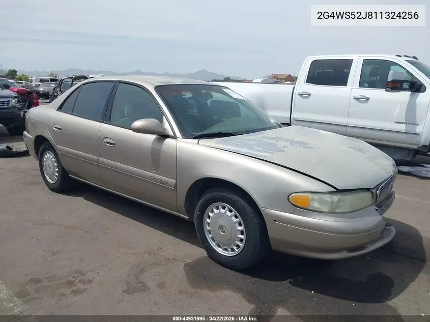 2001 Buick Century Custom VIN: 2G4WS52J811324256 Lot: 44931995