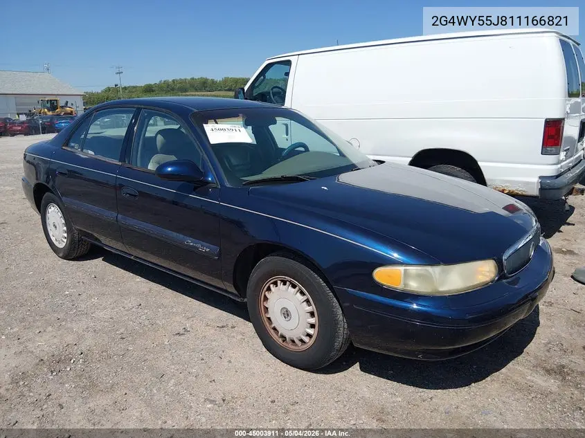 2001 Buick Century Limited VIN: 2G4WY55J811166821 Lot: 45003911