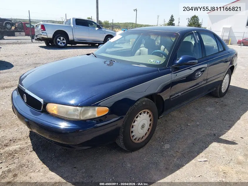 2001 Buick Century Limited VIN: 2G4WY55J811166821 Lot: 45003911