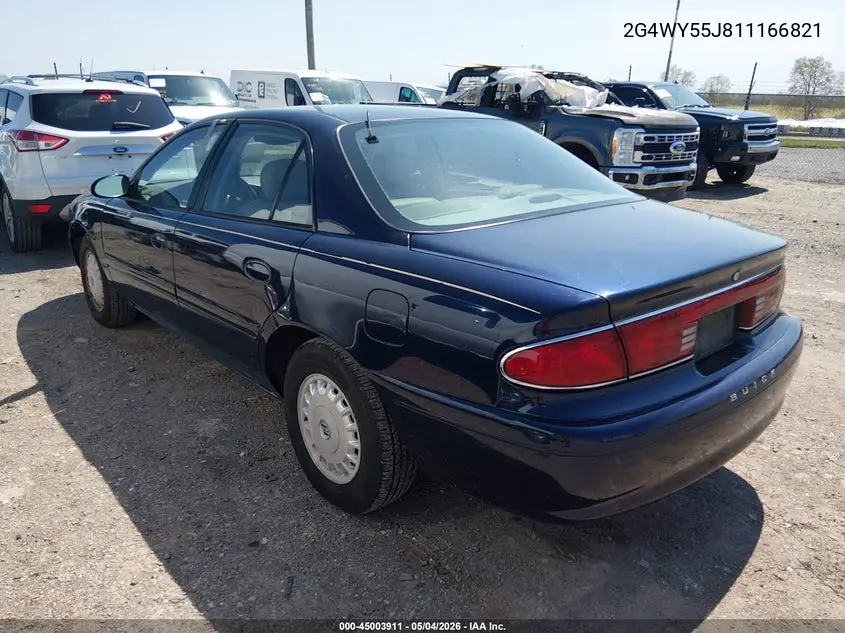 2001 Buick Century Limited VIN: 2G4WY55J811166821 Lot: 45003911
