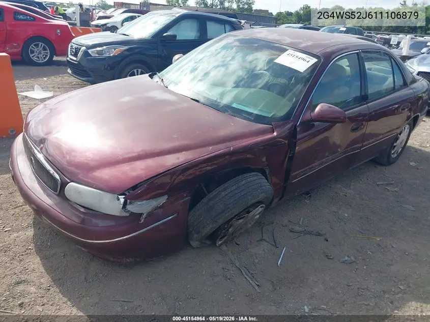 2001 Buick Century Custom VIN: 2G4WS52J611106879 Lot: 45154964