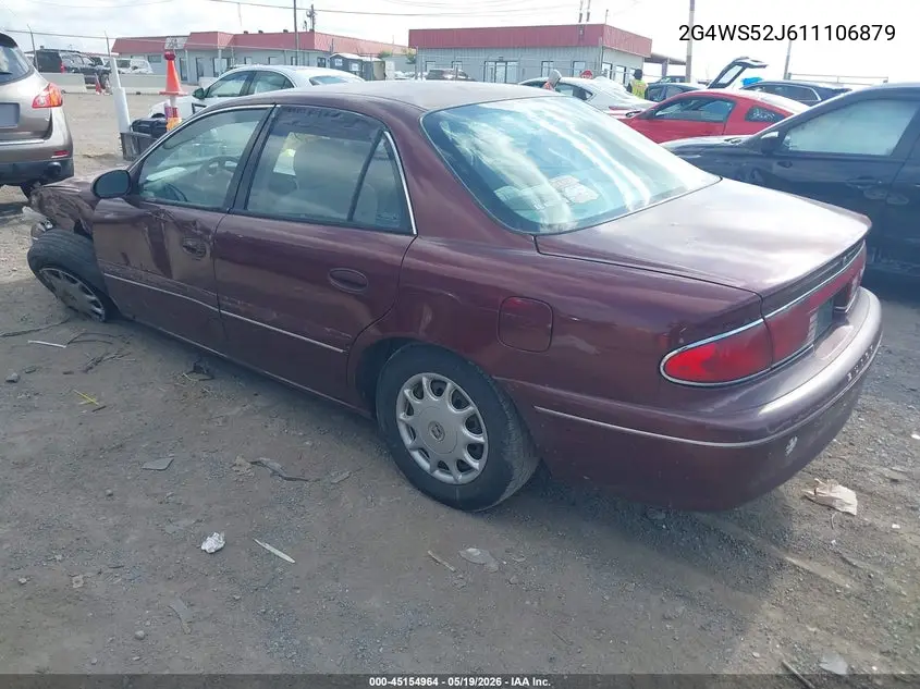 2001 Buick Century Custom VIN: 2G4WS52J611106879 Lot: 45154964