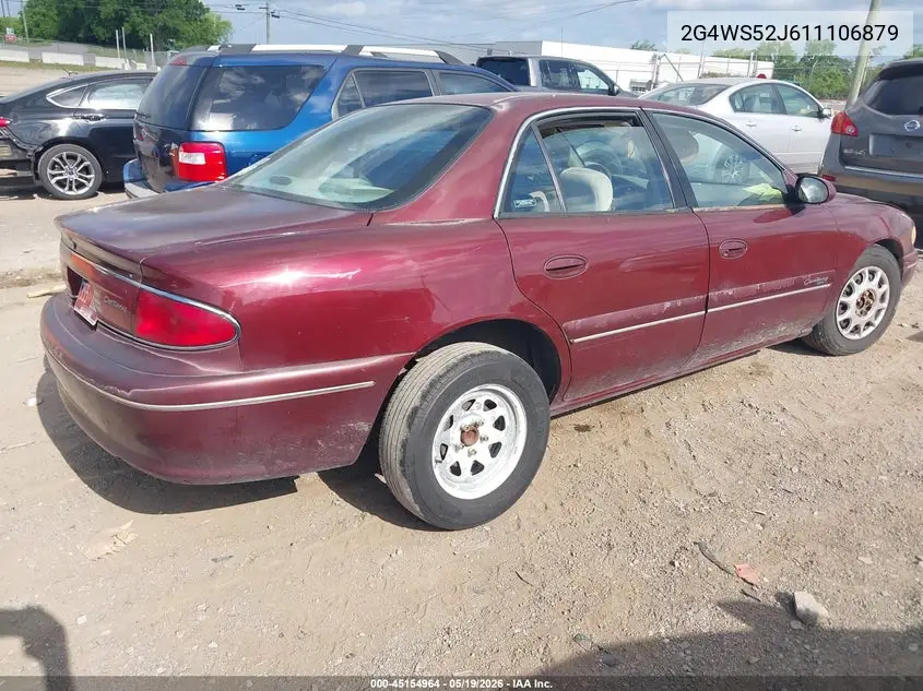 2001 Buick Century Custom VIN: 2G4WS52J611106879 Lot: 45154964