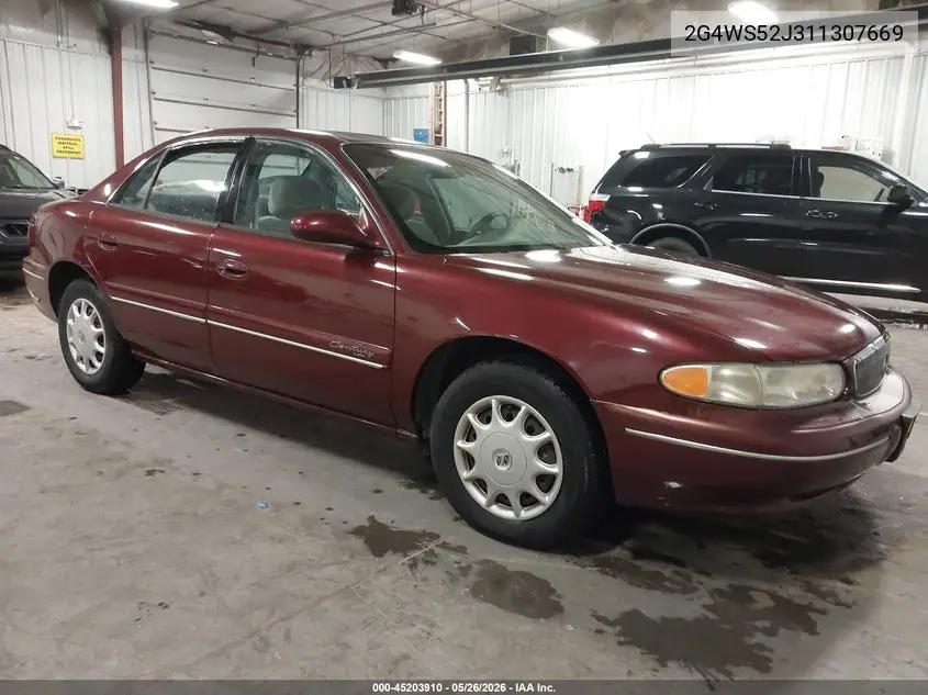 2001 Buick Century Custom VIN: 2G4WS52J311307669 Lot: 45203910
