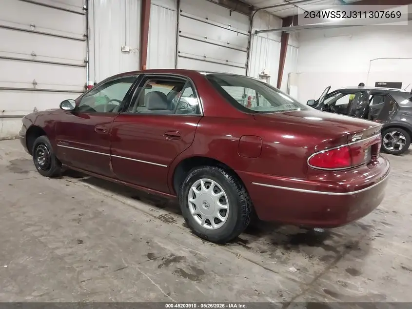 2001 Buick Century Custom VIN: 2G4WS52J311307669 Lot: 45203910