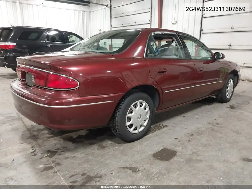 2001 Buick Century Custom VIN: 2G4WS52J311307669 Lot: 45203910