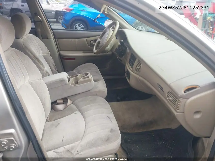 2001 Buick Century Custom VIN: 2G4WS52J811252331 Lot: 45247748