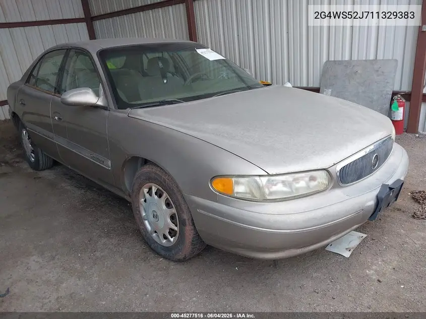 2001 Buick Century Custom VIN: 2G4WS52J711329383 Lot: 45277516
