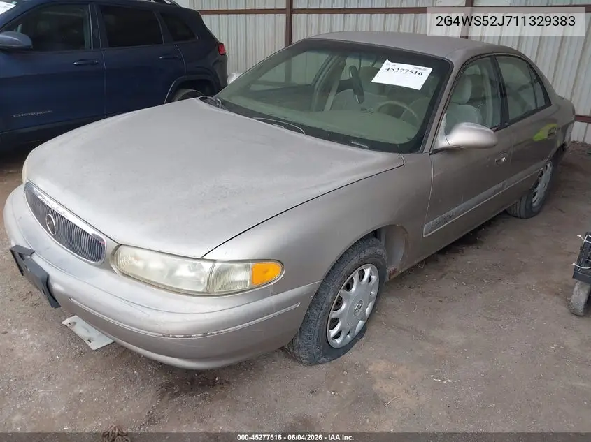 2001 Buick Century Custom VIN: 2G4WS52J711329383 Lot: 45277516