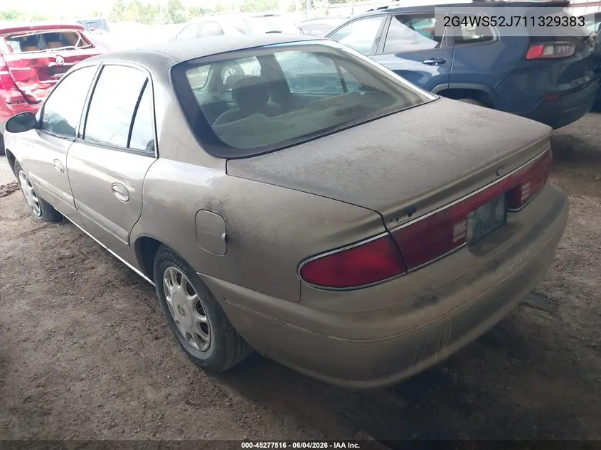 2001 Buick Century Custom VIN: 2G4WS52J711329383 Lot: 45277516