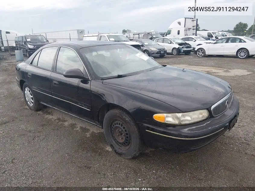 2001 Buick Century Custom VIN: 2G4WS52J911294247 Lot: 45370486