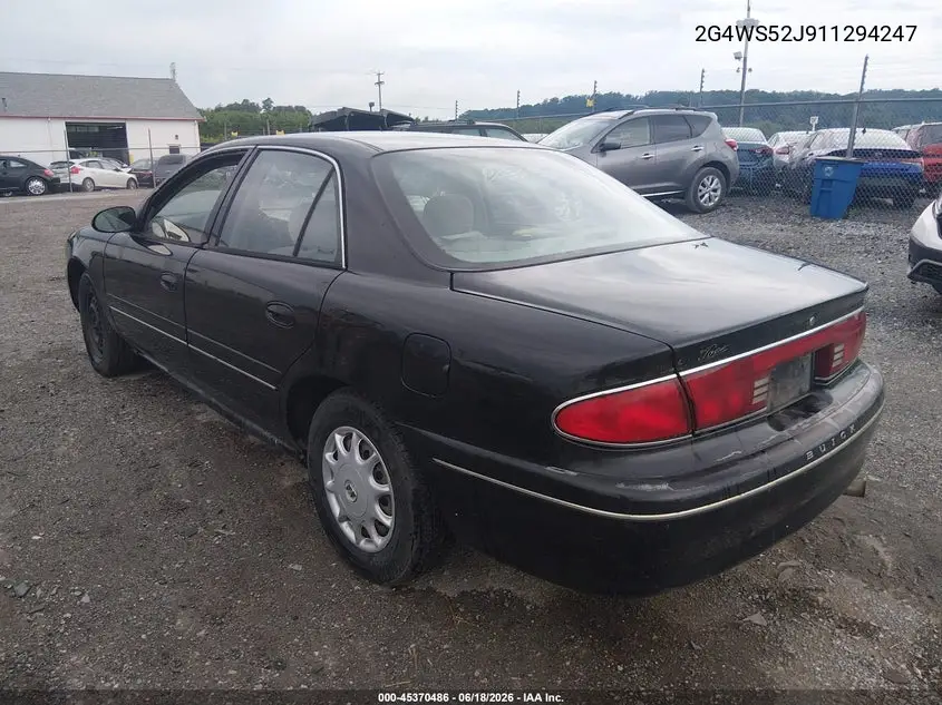 2001 Buick Century Custom VIN: 2G4WS52J911294247 Lot: 45370486