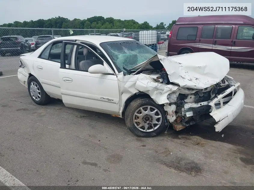 2001 Buick Century Custom VIN: 2G4WS52J711175368 Lot: 45393747