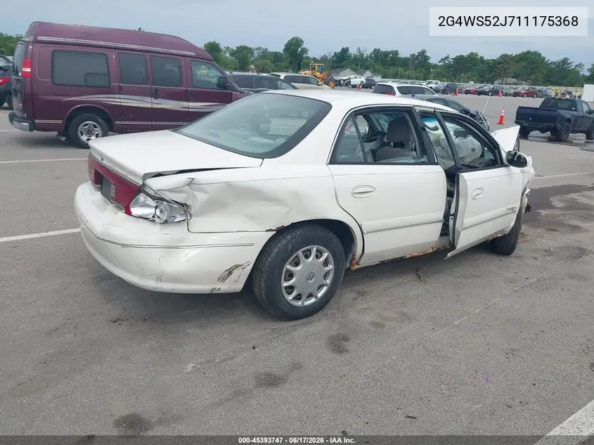 2001 Buick Century Custom VIN: 2G4WS52J711175368 Lot: 45393747