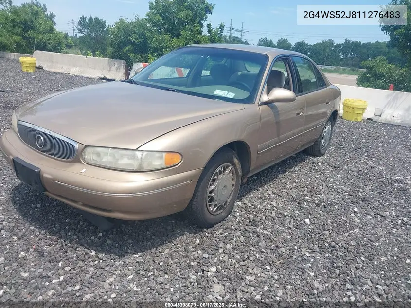 2001 Buick Century Custom VIN: 2G4WS52J811276483 Lot: 45398079