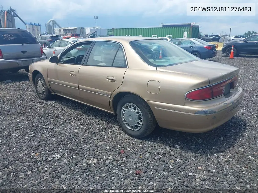 2001 Buick Century Custom VIN: 2G4WS52J811276483 Lot: 45398079