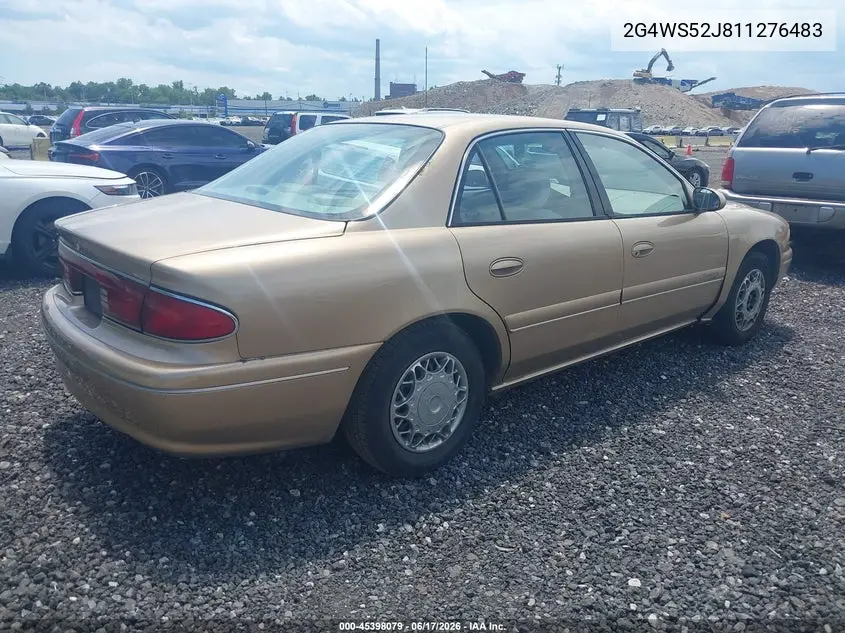 2001 Buick Century Custom VIN: 2G4WS52J811276483 Lot: 45398079
