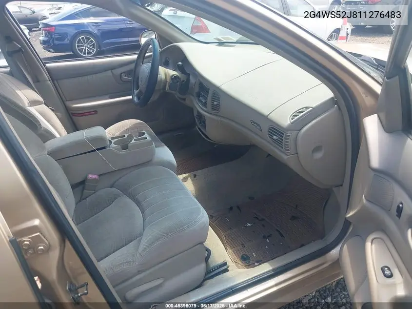 2001 Buick Century Custom VIN: 2G4WS52J811276483 Lot: 45398079