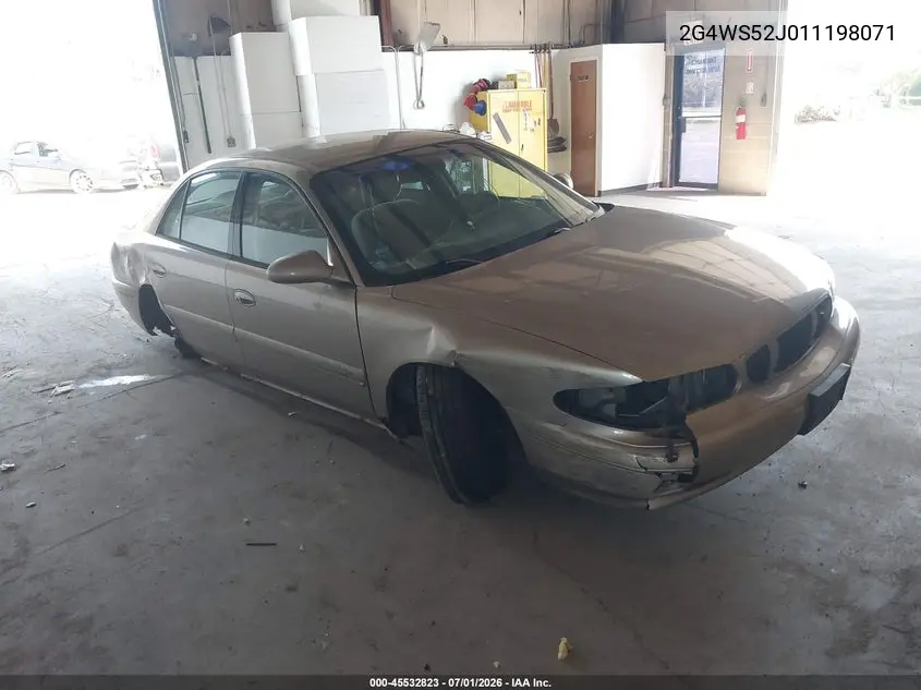 2001 Buick Century Custom VIN: 2G4WS52J011198071 Lot: 45532823